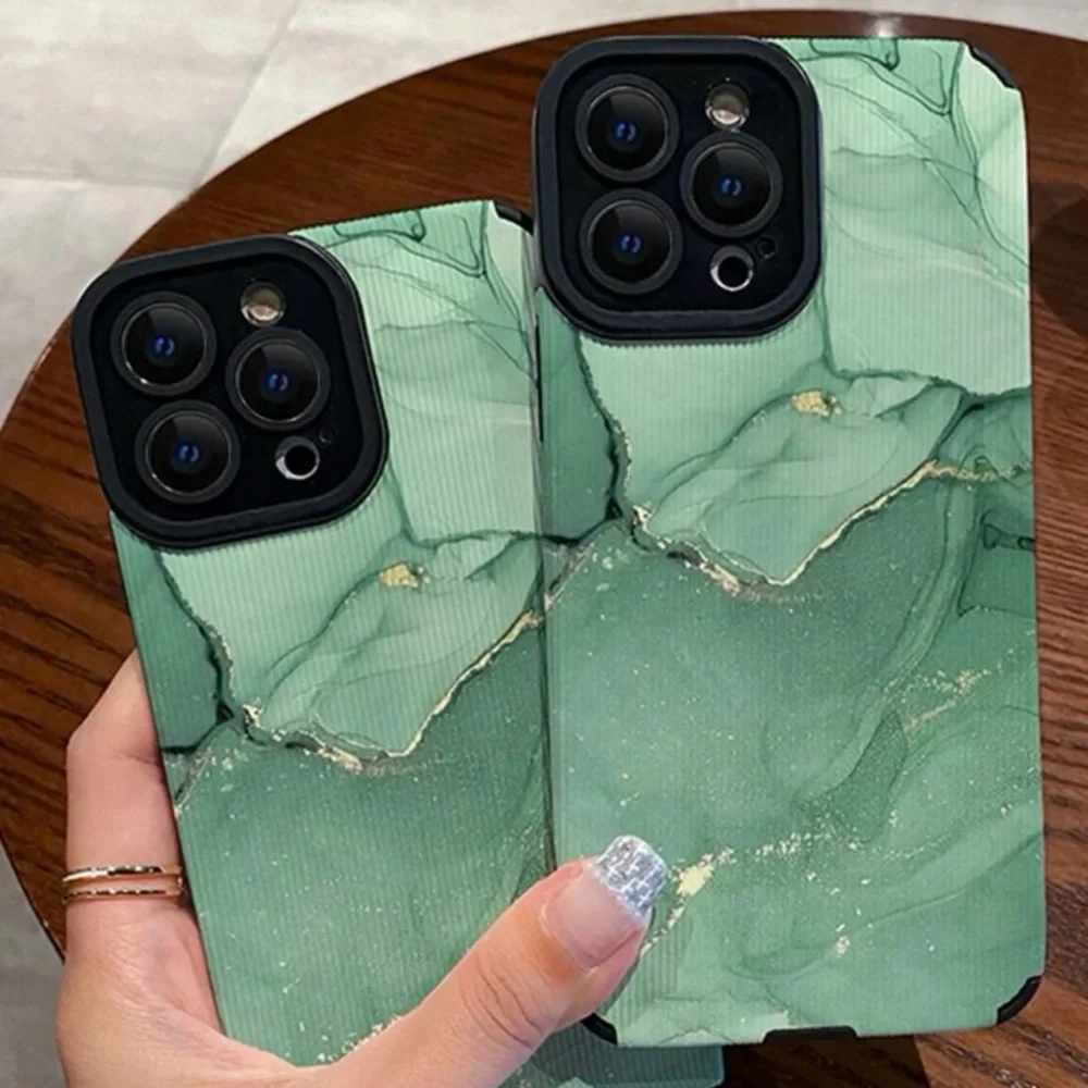 Iphone 14 Marble Pattern Phone Case - Picture 2 of 4